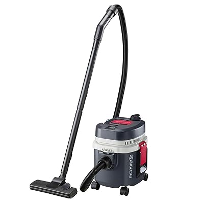 旧リョービ プロ用 集じん機 AVC51 683650A ブラック 【肩掛け使用もできる持ち運びしやすい小型携帯タイプ】 ホースの差換えでブロワー使用も可 乾湿両用 吸込仕事率80W 集じん容量 (乾燥)5L・(液体)5L 軽量4.0kg