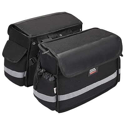 バイク バッグ 汎用 サイドバッグ 装着簡単 ツーリングバッグ 撥水 30L バイク用 サイドバッグ 耐久性 オートバイ キャンプツーリング アウトドア 収納 ブラック 発行可