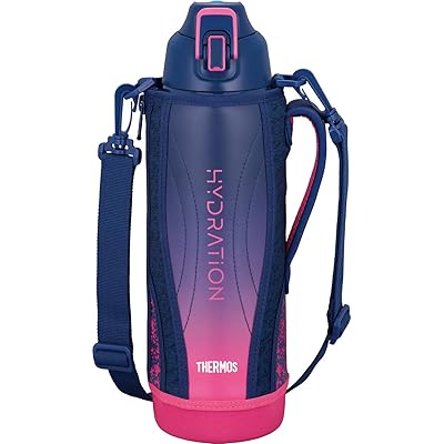 吸い筒 無意味さ断熱運動競技瓶 1.5L ネイビーピンク 保冷専用 FHT-1501F NV-P