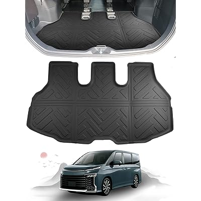 ruiya 折り畳み式 新型 トヨタ ノア 90系 ラゲッジマット ヴォクシー90系 ラゲッジトレイ 専用 3Ｄラゲッジマット 防水 滑らない TPE素材 防汚 超耐久性 簡単使用 無臭 折り皺なし トランクマット 新型ノア 90系 アクセサリー カ 5,916円
