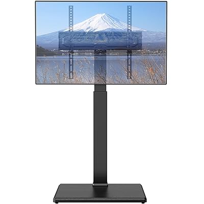 テレビスタンド 壁寄せ ハイタイプ 30~60インチ テレビ台 tvスタンド tv stand 耐荷重40kg VESA75x75mm~VESA400x400mm 8段階高さ調整 左右±40度首振り 上下±5度調整 木目調ブラック