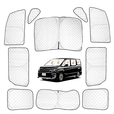 ヴォクシー ノア 80系 サンシェード 車用 サンシェード 断熱 遮光シェード 車窓日よけ 車中泊グッズ アウトドア 露天駐車 VOXY NOAH 80系 日除け 取付簡単