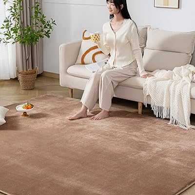 ラグ カーペット 低反発 ラグマット 極厚25mm 絨毯 厚手 200x250cm 約3畳 滑り止め付 抗菌・防ダニ加工 オールシーズン快適 リビングマット ふわっと手触り じゅうたん こたつマット 床暖房・ホットカーペット対応 モカ｜ダイコク屋本店店 8,439円
