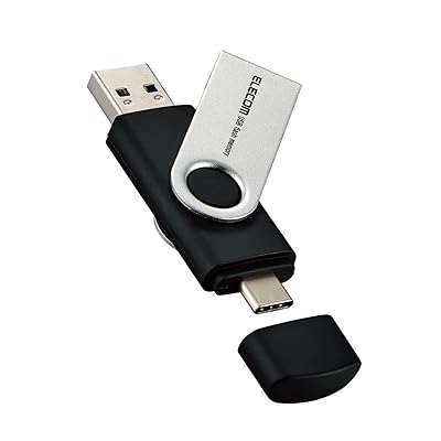USB記憶装置 256GB 回転させる取りまかなう Type-C USBA 相応う 最大限度読込速度100MB MF-TPC3256GBK