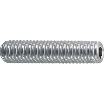 (トラスコ) 六角穴付止めネジ ステンレス製 くぼみ先 径12×長さ20mm 8本入 B45-1220