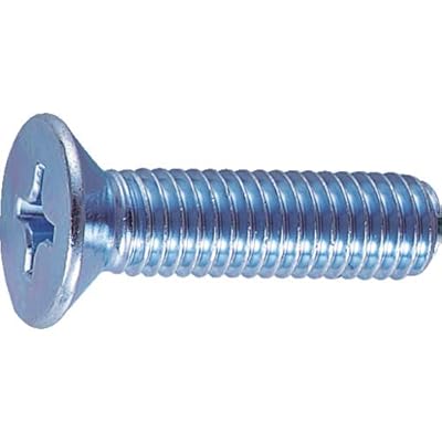 (トラスコ) 皿頭小螺子釘 ユニクロ 全螺子釘 M10×25 12本入 B02-1025 × 5PK【容れもの売りわたす】