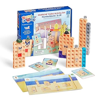 Numberblocks MathLink Cubes ナンバーブロックス 21-30 キューブ 255個入り アクティビティセット 算数おもちゃ 日本語ガイド付き 96321-J｜ダイコク屋本店店