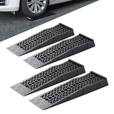 カースロープ リフト タイヤスロープ 耐荷重3t スロープジャッキ タイヤ止め ジャッキアシスト 整備用スロープ 低床スロープ 4個セット