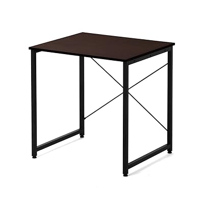 シンプルワークデスク 幅70cm×奥行60cm 組立簡単 モニターアーム対応 パソコンデスク ブラウン 100-DESKF011BR