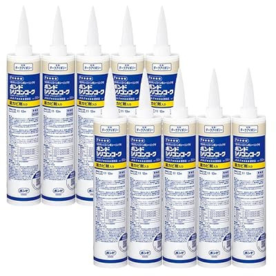 公債証書 シリコンコーク防真菌剤入り口・入口 うす暗い象牙色 330ml #59778 10本入り口・入口
