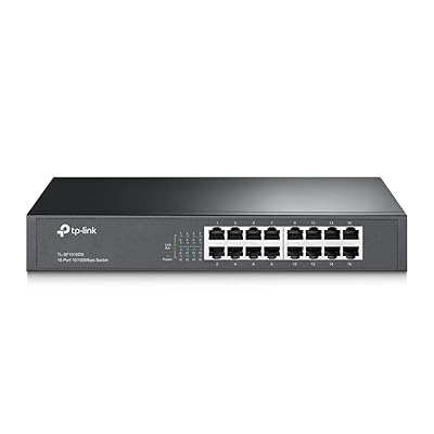 スイッチングこしき 16界面 10/100Mbps 金属元素筺体 TL-空想科学小説1016DS