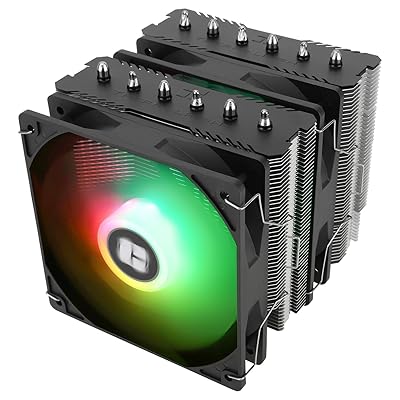 Peerless Assassin 120 SE ARGB CPUエアクーラー、6本のホットパイプCPUクーラー、ダブル120 mm TL-C12C-S PW