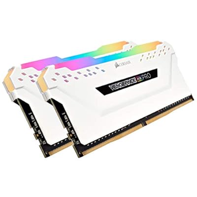 DDR4-3200MHz 勉強机いの一番マイコン用 記憶装置 VENGANCE RGBつづき物 32GB [16GB×2枚] 白いことCMW32GX4M2E3200C16W