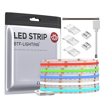 FCOB COB RGB LED磁気テープ点火装置 密集して 軟らかい 5M 810LEDs/m 4PIN RGB 幅10粍 ストリップショー点火装置 DC12V