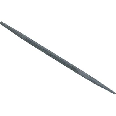 (トラスコ) 鉄工用ヤスリ 丸 荒目 刃長200 TMA200-01 × 5本 【容れもの売りわたす】