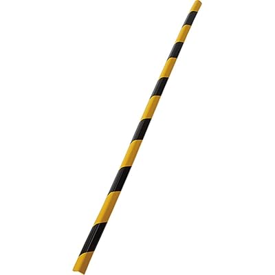 (トラスコ) 楽になること座蒲団 L字型 細 黒・黄 1本入 TAC-132