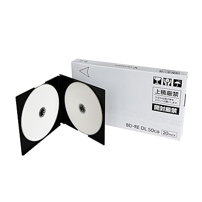 バーベイタム くり返し録画用 BD-RE DL 50GB 20枚 5粍ツインスリムケース インクジェット印刷人