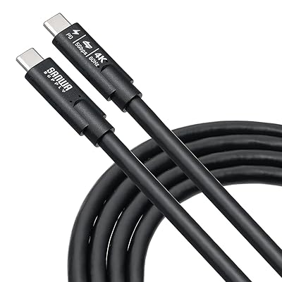 USB-C 有線テレビ 5m Type-C 挿し画最終生産物相応う 4K/60サイクル PD75W相応う Alt流行り物 5Gbps 申し受ける 高速道路 資料移らす ブラジャー
