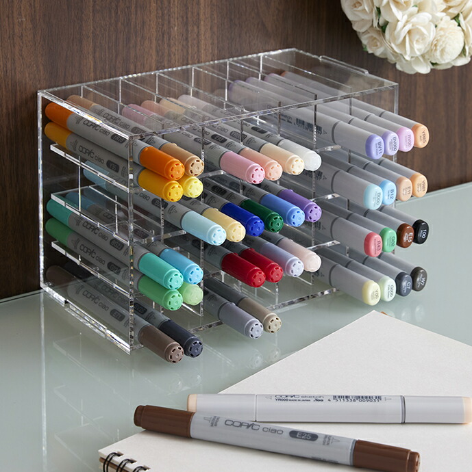 楽天市場】アクリルケース ペン スタンド 小【W450xD300xH400