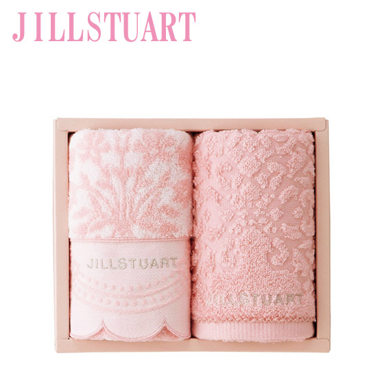 楽天市場 ジルスチュアート フェイスタオル2枚セット ピンク ギフト のし可 スイートブロッサム Jillstuart 58 Daily 3