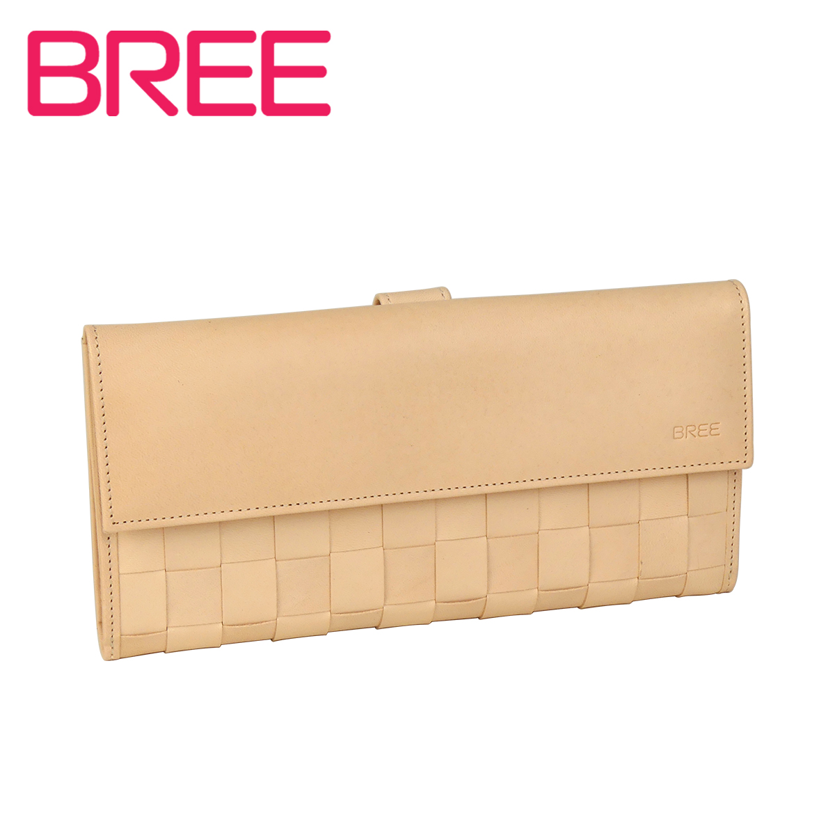 【楽天市場】BREE[ブリー] 編込みが美しいレザー二つ折り財布 小銭 