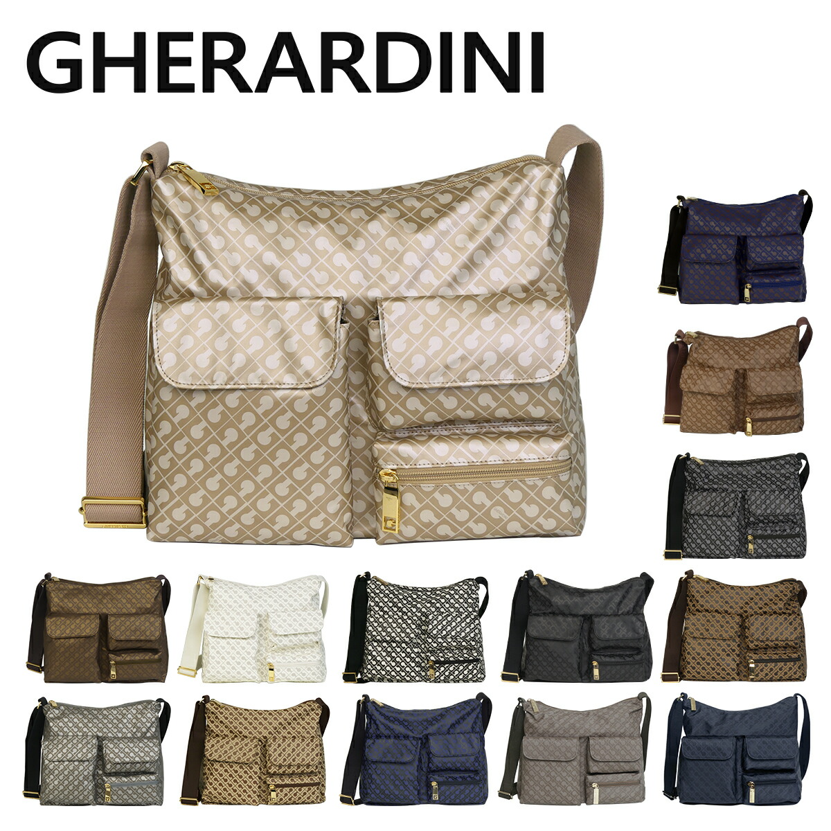 【クーポン4種あり】ゲラルディーニ バッグ ソフティ ショルダーバッグ GH0332 SOFTY CROSSBODY 軽量 クロスボディバッグ レディース|daily-3