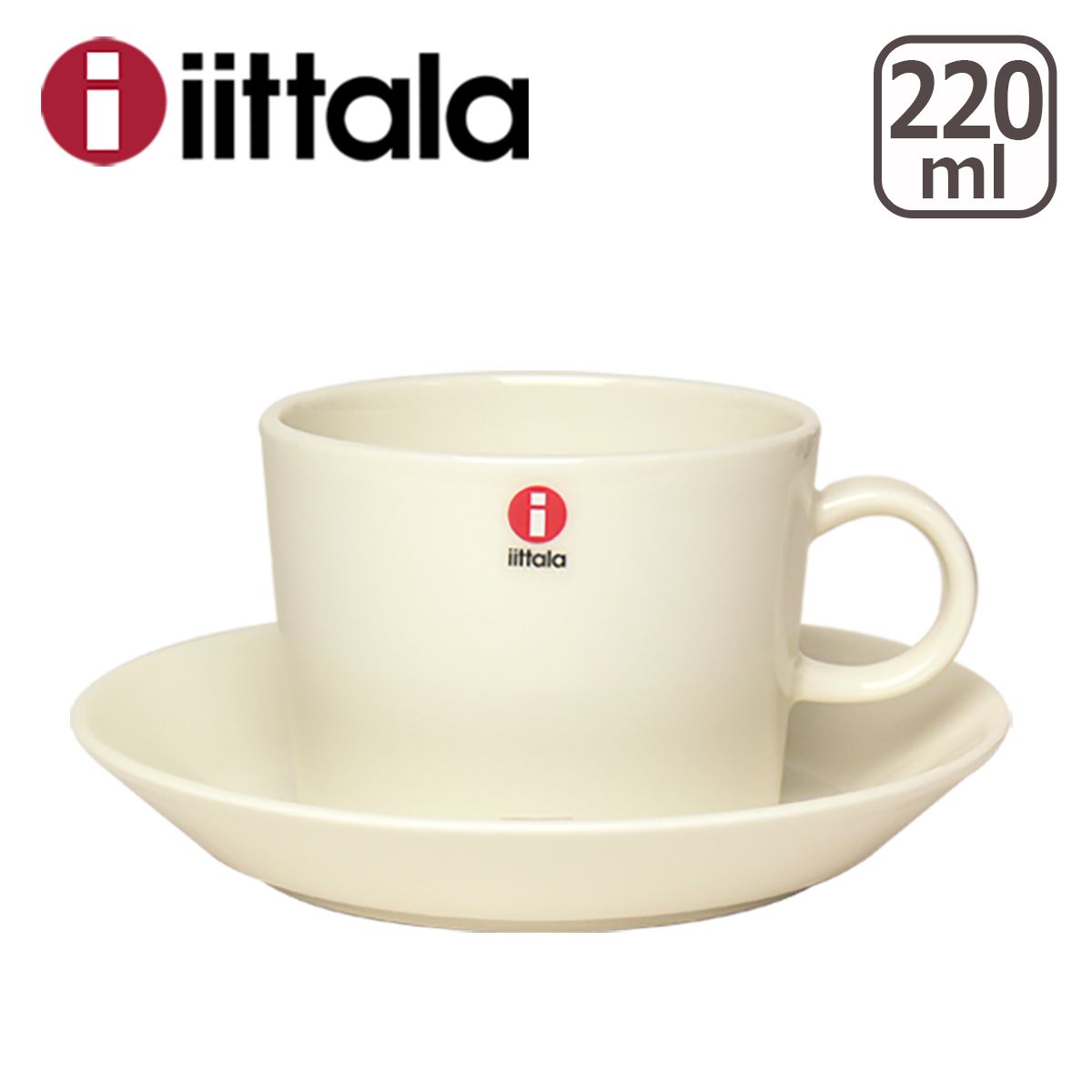 イッタラ iittala ティーマ （TEEMA） コーヒー カップ＆ソーサーセット ホワイト マイカップ ita01-c001 北欧 フィンランド 食器 ギフト・のし可 GF3