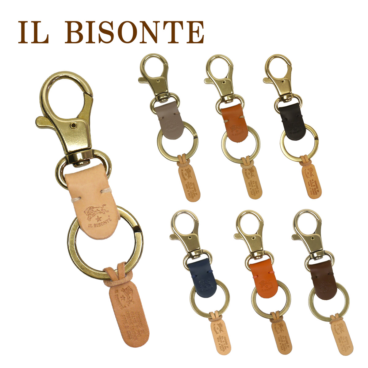 楽天市場】イルビゾンテ IL BISONTE キーホルダー (ユニセックス