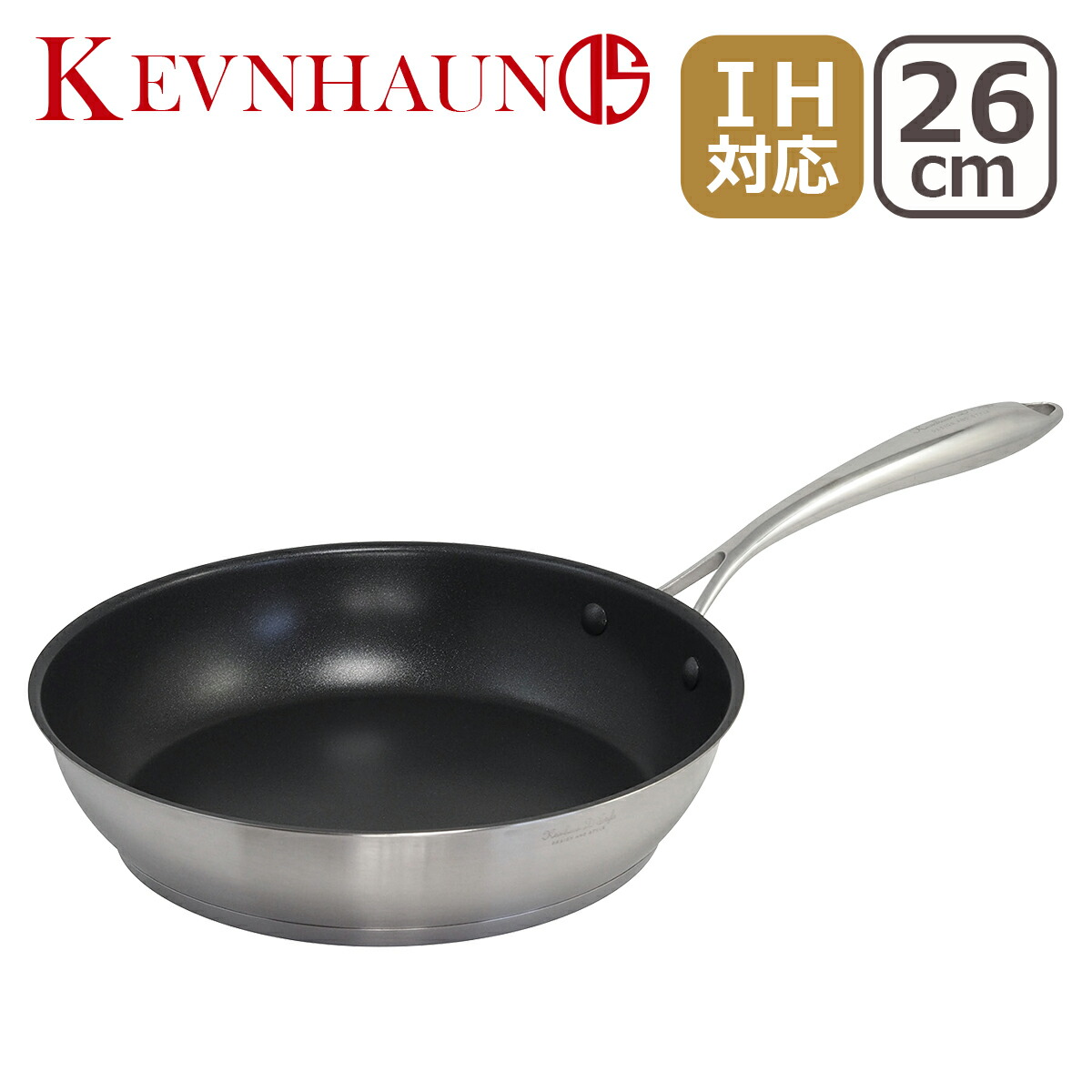 楽天市場 Max1 000円offクーポン Kevnhaun ケヴンハウン ステンレスシリーズ Kds 73 ステンレスフライパン 26cm Ih対応 ギフト のし可 Daily 3
