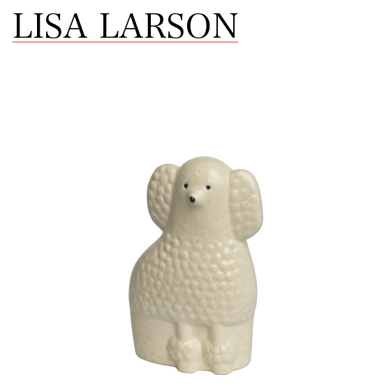 楽天市場 リサ ラーソン プードル ミニ 置物 リサラーソン ミニケンネル ホワイト 動物 Lisalarson Lisa Larson Mini Kennel Poodle 犬 陶器 北欧 オブジェ Daily 3