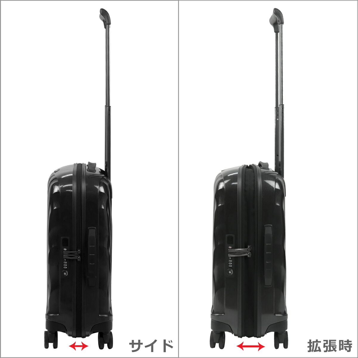 超熱 ポイント5倍 サムソナイト Samsonite C-Lite Spinner 55 EXP シーライト スピナー 55cm 36L 42L  エクスパンダブル スーツケース 軽量 キャリーケース 4輪 todoceremonia.es