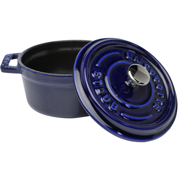 STAUB - 値下げ ストウブ ピコ・ココットラウンド ブラック 20cmの+