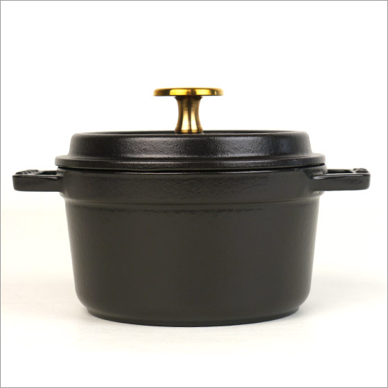 STAUB - 新品☆未使用 staub ブラック 30cm ピコ・ココット ラウンドの