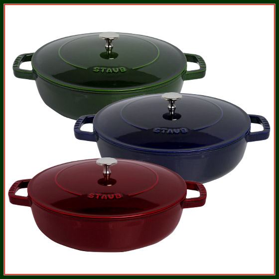 STAUB - STAUB ブレイザーソテーパン チェリーレッド 24㎝の+