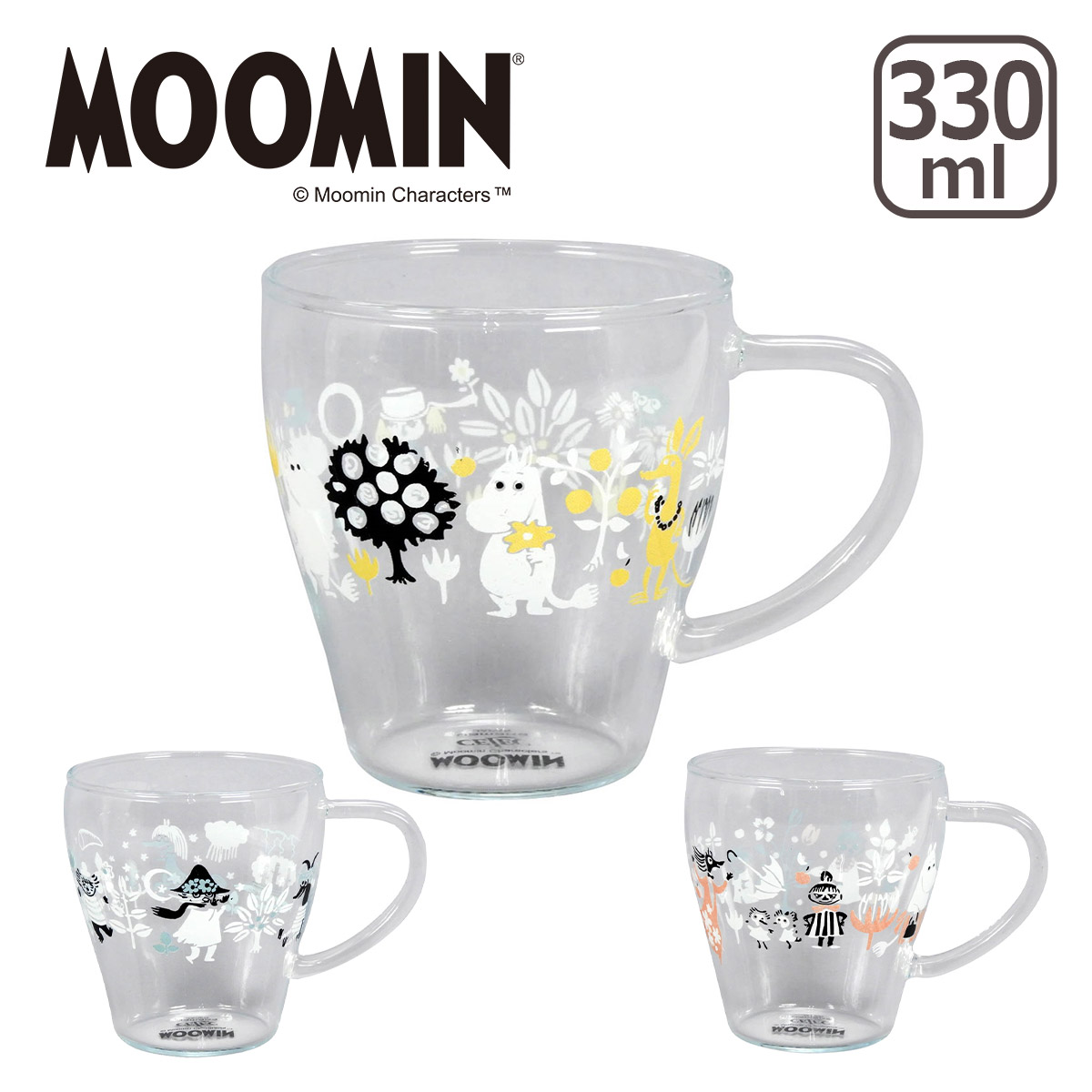 楽天市場 ポイント10倍 Moomin ムーミン Mm3600 耐熱ガラスマグ ギフト のし可 Daily 3