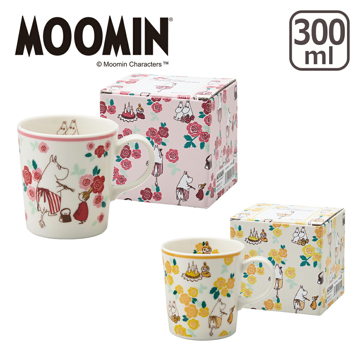 【4時間クーポン】MOOMIN（ムーミン） マグ MM7800 All about Moominmamma マグカップ 300ml 北欧デザイン 日本製 ギフト・のし可画像