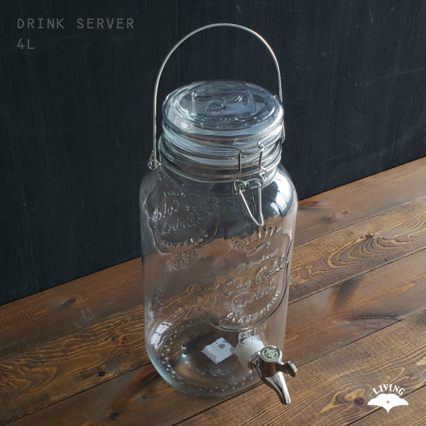 楽天市場 ガラス容器 Glass Drink Server 4l ガラスドリンクサーバー 保存瓶 保存容器 ガラス瓶 ガラスディスペンサー梅酒瓶 梅 びん 果実酒瓶 ガラスサーバー 4000ml おしゃれ かっこいい かわいい リビング ｓｅｃｏｎｄｓｅｌｅｃｔ