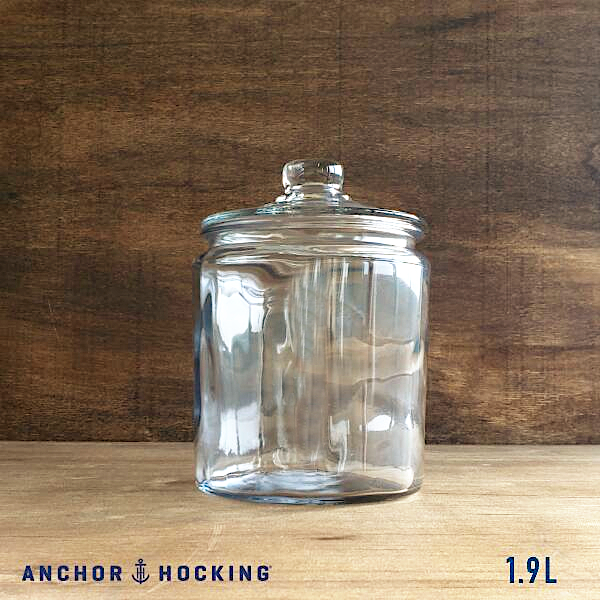 楽天市場 ガラス容器 Anchor Hocking Heritage Jar 1 9l ヘリテージジャー ストレートジャー 保存瓶 保存容器 ガラス瓶 ガラスジャー 調味料 アメリカ製 海外製 クッキージャー おしゃれ かっこいい アンカーホッキング社 ｓｅｃｏｎｄｓｅｌｅｃｔ