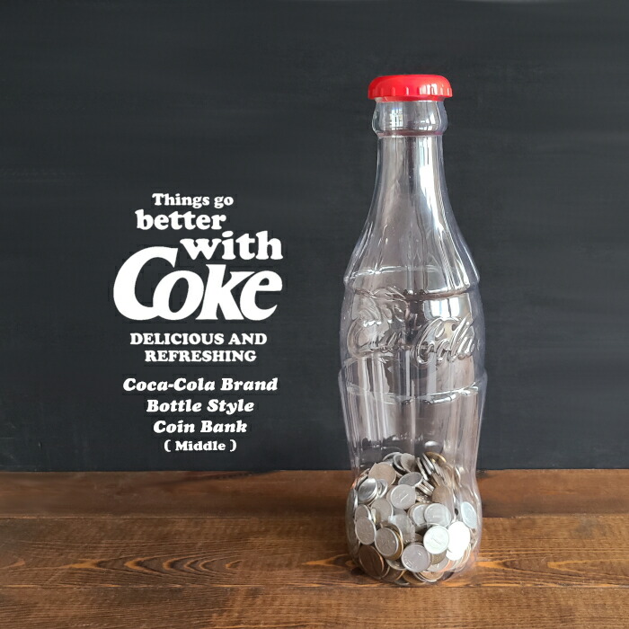 楽天市場】【貯金箱】コカコーラ ジャイアント ボトル バンク 高さ60cm PJ-CB01 貯金箱 CocaCola GIANT BOTTLE BANK （ボトルコインバンク・USA・大きい・ビッグ・BIG・アメリカン雑貨・かっこいい・おもしろ雑貨・500円玉）PENNY JAPAN-ペニージャパン :  デイリー通販 ...