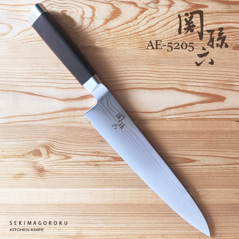 楽天市場】【三徳包丁】関孫六 ダマスカス 三徳包丁 165mm
