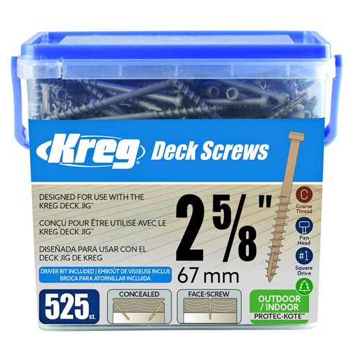 Kregデッキスクリュー67mmProtect-Kote仕様(525本入)
