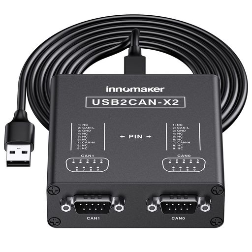 RaspberryPi5/4/Pi3B+/Pi3/PiZero(W)/JetsonNano/TinkerBoard/あらゆるSBC/事務机いの一番/万覚え帳マイコン相応うデュアル掘り割りUSB-CAN変換器-