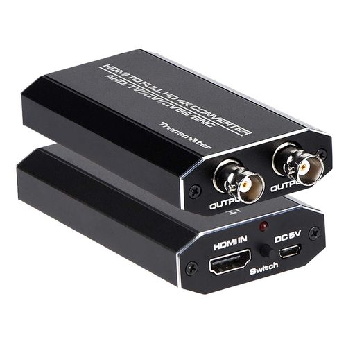 HDMItoAHD変換アダプターHDMIAHDコンバーターAHDループアウト500MHDCCTV屋外家庭監視IPカメラシステムAHDDVRNVRビデオデッキ対応(日本語取扱説明書付き)