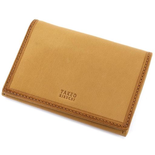 [タケオキクチ]カードケースクロード2790602キャメル 10,397円