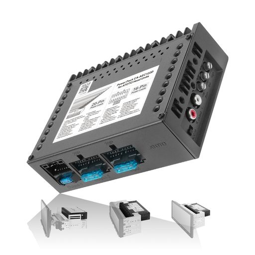 ATOTOZONE CA-AEC122D クラスD TI TPA3221 カーアンプ、4 チャンネル、2/4 オーム安定、7V-30V 入力、108dB SNR、低歪み、高効率、ATOTOZONE 特定ステレオ用|アクアデイリーストア