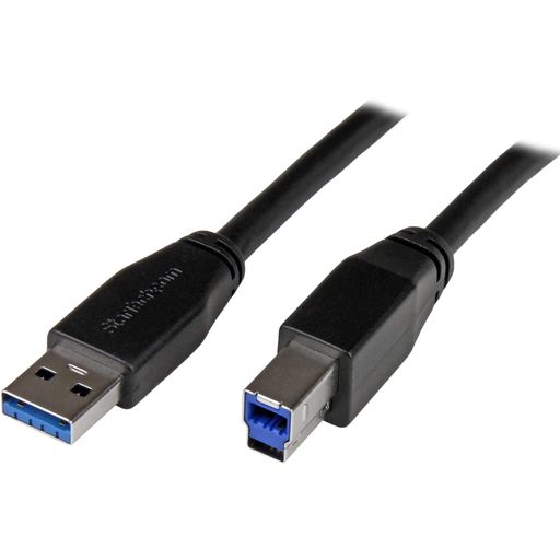 StarTech.comUSB3.0アクティブリピーターケーブルUSBA(オス)-USBB(オス)10mUSB3.1Gen1(5Gbps)USB3SAB10M