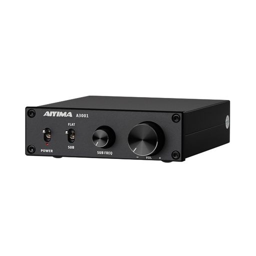 AIYIMA A3001ミニモノラルアンプ300WサブウーファーアンプTPA3255クラスDモノラルアンプ全周波数&サブバスホームオーディオスピーカーアンプ+電源アダプタ付き|アクアデイリーストア