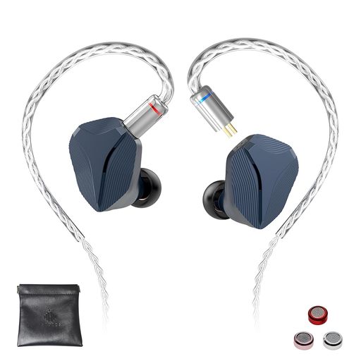 HIDIZS MP145 イヤモニ ゲーミング イヤホン 有線 14.5 mm 超大口径平面駆動ドライバー搭載HIFI 有線 交換可能チューニングフィルター3セット付属 軽量航空アルミ合金シェル 4.4 mmジャッグ|アクアデイリーストア