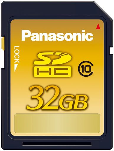 パナソニック32GBSDHCメモリーカードCLASS10RP-SDWA32GJK