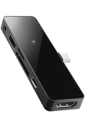 LHB-PAPP6U3iPad専用USBTypeCドッキングステーションハブ6-in-